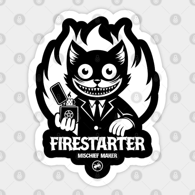 FIRESTARTER Sticker by artslaves